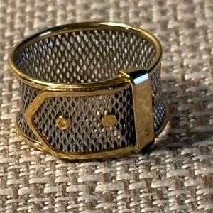 18KT Gold Mesh Ring